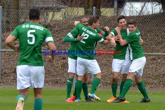 Landesliga Rhein Neckar FC Zuzenhausen gegen SG Wiesenbach 28.03.2015 (© Siegfried)